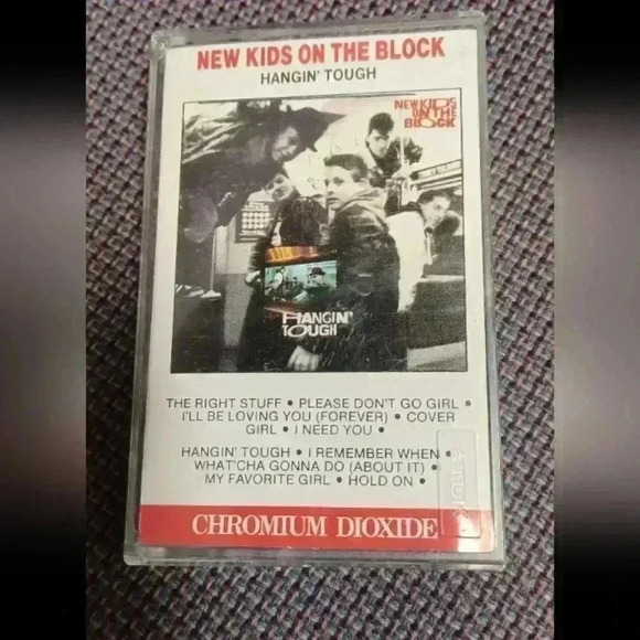 New Kids On  The Block 1988 Hangin' Tough Audio Music Cassette Tape - Picture 1 of 5